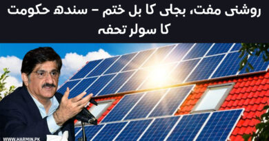 Sindh Government Free Solar Panels for Low-Income Families